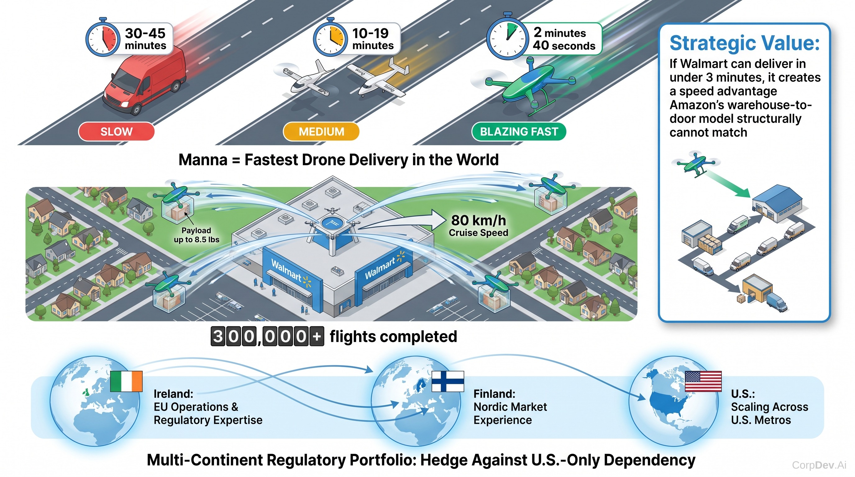 Manna Drone Delivery Value-Add to Walmart